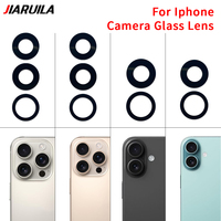 Objectif de caméra arrière en gros avec adhésif pour iPhone 16 17 Air Plus Pro Max, pièces de rechange pour caméra arrière, composants de réparation de téléphone