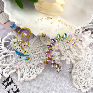 <span class=keywords><strong>Strass</strong></span> autocollants en forme de visage de cygne, paillettes imperméables pour festival de musique, rave, <span class=keywords><strong>maquillage</strong></span> de scène - Product Image 6