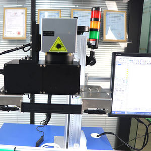 Machine de marquage laser UV 10W facile à utiliser, nouvelle machine de codage de date de production pour la localisation visuelle et la gravure de bouchons de bouteilles - Product Image 4