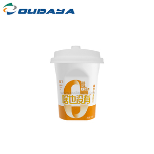 Contenants à café et thé OUDAYA à paroi simple IML 350 ml 22,8 g en PP de qualité alimentaire, diamètre 79 mm, inviolables, sans transfert d'odeurs, personnalisables - Product Image 1