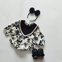 Combinaisons pour bébés Vêtements pour bébés Onesie Jupe pour filles Combinaison printemps et automne Vêtements pour enfants