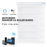 Persianas Shangri-La Motorizadas a Medida, Hechas a la Medida para un Ajuste Perfecto en Ventanas, Solución de Sombreado Interior, Fácil Instalación, Automatizadas