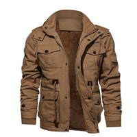 Veste d'hiver en coton personnalisée de haute qualité, vestes d'hiver chaudes, imperméables et respirantes pour hommes