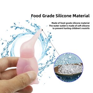 Aspirador Nasal de Silicona Manual Portátil para Bebés, Bomba de Succión para Bebés, Venta al por Mayor de Fábrica - Product Image 5