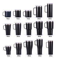 Mug de camping réutilisable en acier inoxydable à double paroi isolé sous vide, 20 oz, avec logo personnalisé HUADUN, écologique et résistant à l'eau bouillante