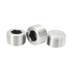 Stainless Steel Hex <b>Socket</b> <b>Plug</b> 1/2 Inch For Automotive Plumbing Traps - Product Image 2