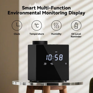 Produk baru 2025 pelembap udara dengan jam penyebar minyak esensial tanpa air Hotel menggunakan mesin aroma minyak wangi - Product Image 4