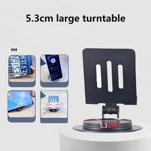 Legering 360 °   Roterende mobiele telefoonstandaard Multifunctionele opvouwbare en verstelbare ondersteuningsstandaard voor livestreaming en kijken - Product Image 2