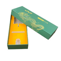 Humidor pour cigares avec logo personnalisé, hygromètre électronique haut de gamme, boîte en bois MDF écologique, boîte en papier kraft imperméable, accessoires pour cigares