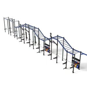 แท่นขุดเจาะและชั้นวางสำหรับฟิตเนสอุปกรณ์ออกกำลังกายในโรงยิมหลายสถานี - Product Image 3