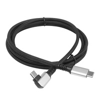 Câble USB C à angle droit d'usine à 90 degrés 3.1 Gen2 court 20cm/0.2m 0.3m 0.5m 10gbps câble de données type-c