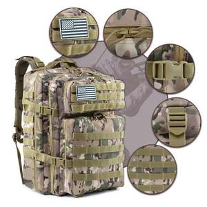 Mochila Táctica Impermeable de 45L y 900D, Mochila de Senderismo con Camuflaje, Mochila de Asalto OEM, Bolsa Molle, para Campamento, Actividades al Aire Libre - Product Image 1