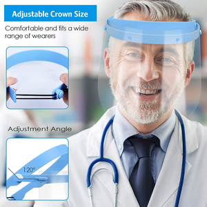 Schermo Facciale Trasparente Medico di Classe I Anti-Polvere per Uso Dentale, Maschera Anti-Appannamento, Protezione Anti-Schizzi, Certificato CE, Taglia Unica per Adulti XIAN WANLI - Product Image 4