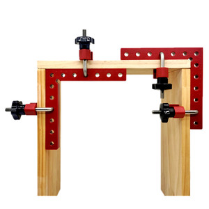 Kit de pinces à angle carré à rainure en T, en métal, couleur rouge, pour menuiserie et bricolage, en gros, grand stock, métrique - Product Image 6