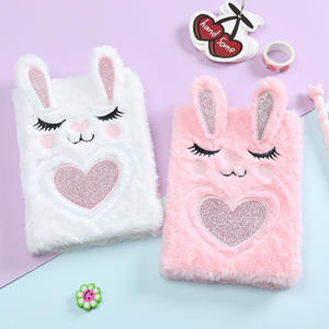 Hiver Peluche Cartoon <span class=keywords><strong>Fille</strong></span> Renard Carnet <span class=keywords><strong>Primaire</strong></span> Étudiant Mignon lapin novos Enfants - Product Image 5