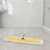 Serpillère plate économique avec connecteur pivotant léger pour le nettoyage en profondeur des sols en carrelage et en bois résidentiels