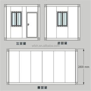 20ft Midcentury Modern Design Detachable Prefabricated Modular Steel Container <b>House</b> Steel Structure Fast Install Durable - Product Image 5