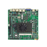 Cartes mères X86 originales Intel 3855U I3-6100U I5-6200U DDR3 SATA monocanal ventilées pour serveur informatique industriel mince Mini ITX