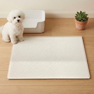 Pet Placemat <b>Dog</b> Food <b>Bowl</b> Mat Cat Feed Mat Cat <b>Dog</b> Drinking Feeding Placemat Silicone Waterproof Pet <b>Bowl</b> Pad Feeder Mats - Product Image 1