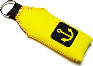 Neoprene Boat Keychain | <b>Waterproof</b> Marine Key Chain Float Buoy Boating Accessory | Floatable <b>Foam</b> Key Fob for Water Sports - Product Image 4