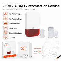 Système d'alarme WiFi à double chambre sonore, étanche et anti-effraction, avec accessoires extensibles, vente directe usine pour la sécurité domestique