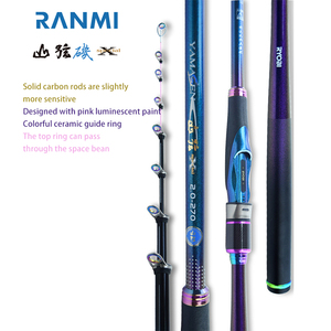 Pour <span class=keywords><strong>RYOBI</strong></span> RANMI canne à pêche télescopique en Fiber de carbone haute pour la pêche au leurre dans les rivières d'eau douce - Product Image 3