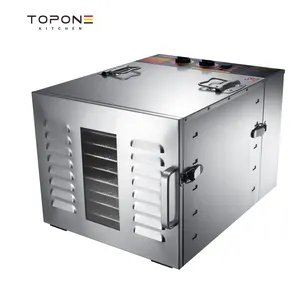 10 layers Food Dehydrator Machine with Visible Glass Window All Stainless Steel Food dehydrator for fruit and vegetable