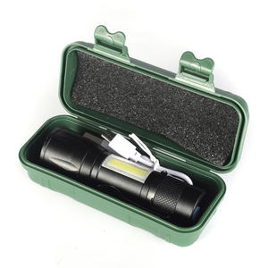 Lampe torche LED rechargeable transfrontalière ultra-lumineuse avec zoom longue portée, portable, en alliage d'aluminium, pour le camping - Product Image 4