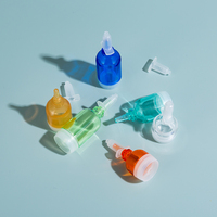 Petites bouteilles en plastique Bouteille transparente Petites bouteilles en plastique transparentes 5ml 10ml 15ml