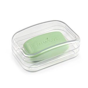 Contenitore per sapone trasparente in plastica, dimensioni standard, durevole, riutilizzabile, per l'organizzazione domestica - Product Image 1