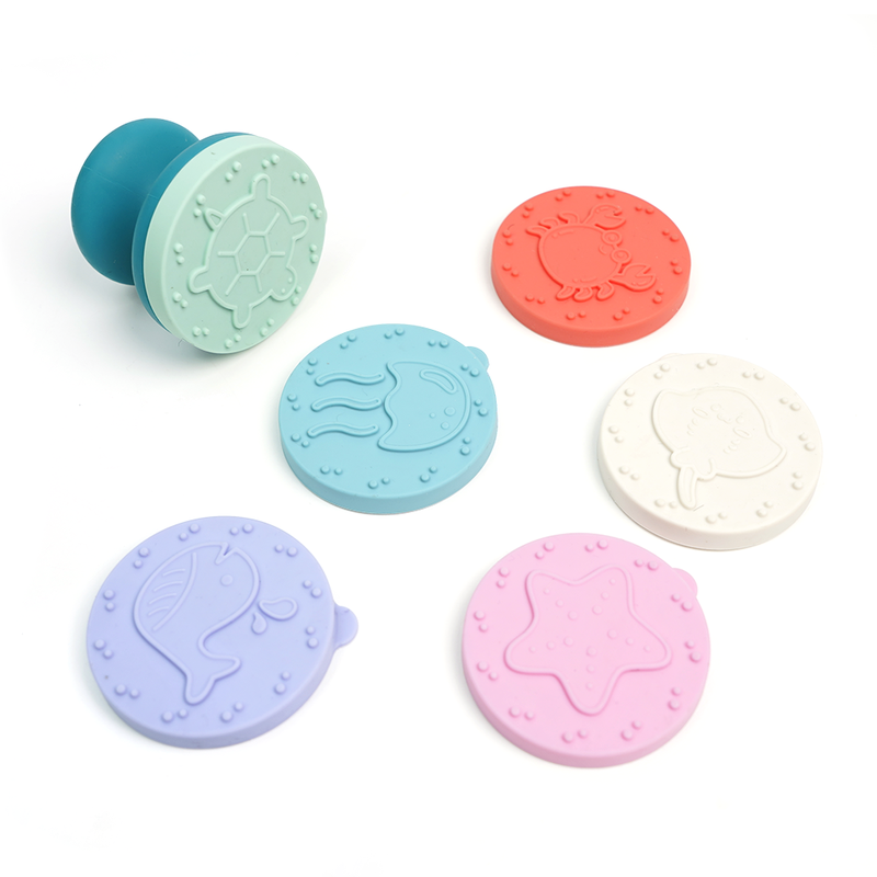 Silicone Kids Toy Stamp Paint and