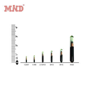 رقاقة <span class=keywords><strong>Microchip</strong></span> للحيوانات الأليفة الحيوانات الأليفة رقاقة <span class=keywords><strong>Microchip</strong></span> علامة زجاجية للكلاب رقاقة صغيرة على شكل حيوان RFID 4x8 - Product Image 4
