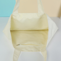 Sac fourre-tout décontracté en toile de coton avec impression personnalisée, réutilisable pour les femmes, pour les sorties quotidiennes, la plage et le shopping