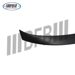 Aileron arrière en fibre de carbone véritable, finition mate, universel, compatible avec <span class=keywords><strong>AUDI</strong></span> A5L S5 Coupé, coffre de voiture, aileron A5L - Product Image 4