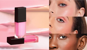 Rubor <span class=keywords><strong>en</strong></span> <span class=keywords><strong>Crema</strong></span> Cosmético de Belleza de Marca Propia Más Vendido, Logotipo Personalizado, Color Rosa Bebé Orgánico, Mini Rubor Facial para Piel Seca - Product Image 5