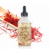 Huile multi-usage de fleurs naturelles de marque privée huile de carthame pour le visage, le corps, le massage, les cheveux et le soin des ongles huile essentielle pure