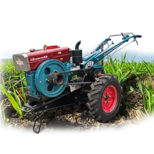 Factory Supply Cheapest Price 15hp dongfeng walking tractor peanut harvester walking tractor seeders transplanters walking tract