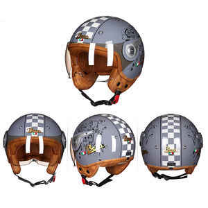 เอบีเอส3/4หมวกกันน็อคสำหรับผู้ใหญ่, ใหม่110A หมวกกันน็อคแบบเปิดหน้าสำหรับสกู๊ตเตอร์ไฟฟ้า - Product Image 3