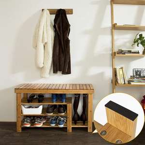 Bamboo <b>Wooden</b> <b>Shoe</b> <b>Rack</b> High Quality <b>Shoe</b> Organizer - Product Image 3