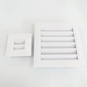 Vent Louver Light Weight Non-Standard Air Vent Grille On Ceiling And Wall Flat Wall Return Air Grille Louvered Vent Custom Fabrication