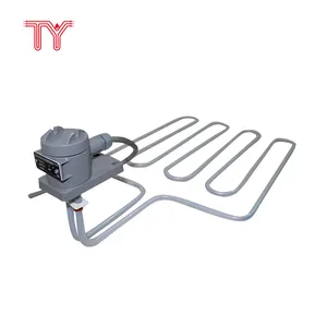 380V 3 Phase Coiled Shaped Ptfe Immersion Heater With Power 3Kw -9Kw Heating Element