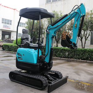 Miniexcavadora diésel de cadenas 18p de alta potencia de excavación para paisajismo de jardines - Product Image 3