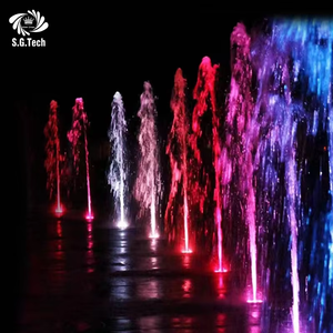 Fontaine musicale extérieure Water Crown Full Set, fontaine dynamique à jets d'eau dansants, fontaine à changement de couleur RGB pour parc et place publique - Product Image 6