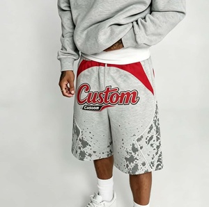 Custom Screen Print <b>Men</b> 100% French Terry 5 Inch Inseam Jogger <b>Mens</b> Sweat <b>shorts</b> for Summer - Product Image 1
