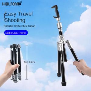 Wolfgang Professional JZ008 Trépied de concert SLR Portable Single Stand pour Micro Camera Handheld <span class=keywords><strong>Reflex</strong></span> Live Stand - Product Image 5