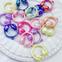 Perles acryliques en vrac couleur crème bonbon, forme écouteur, accessoires DIY faits à la main pour la fabrication de bijoux, avec trou de suspension – Meilleures ventes