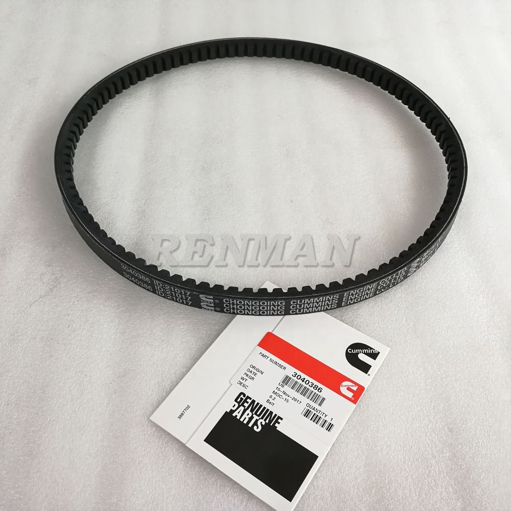 NT855 Cummins Engine Parts Fan Hub V Belt 3040386 3807160 178697