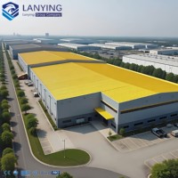 Edificio de Almacén de Estructura de Acero Prefabricada, Taller de Almacenamiento Industrial, Centro Logístico, Estructura Duradera, Fácil Instalación
