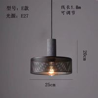 Petite lampe suspendue vintage en fer avec télécommande pour la maison, le bureau, la chambre à coucher, la salle à manger, hauteur réglable, LED, garantie de 2 ans
