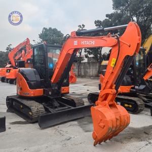 Excavadora Usada Hitachi ZX55USR de 5.5 Toneladas en Excelentes Condiciones, Excavadoras Usadas Baratas EX100 EX120 EX200 con Pocas Horas de Trabajo en Venta - Product Image 1